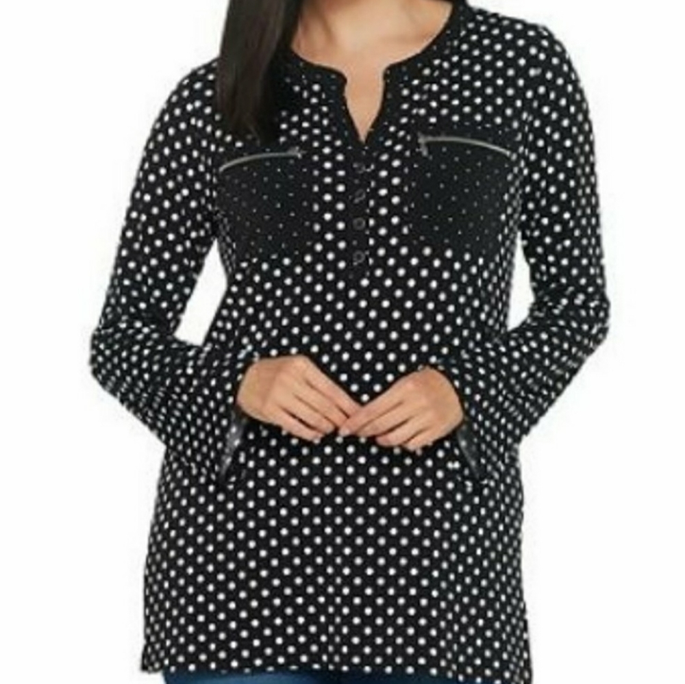 Susan Graver Liquid knit top